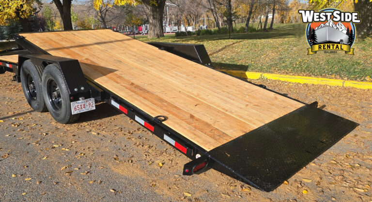 22 FT Flatdeck - Tilt Equipment - Car Hauler -Westside Rental (1)