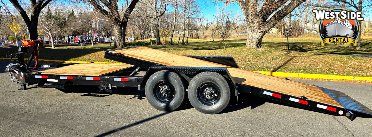 22 FT Flatdeck - Tilt Equipment - Car Hauler -Westside Rental