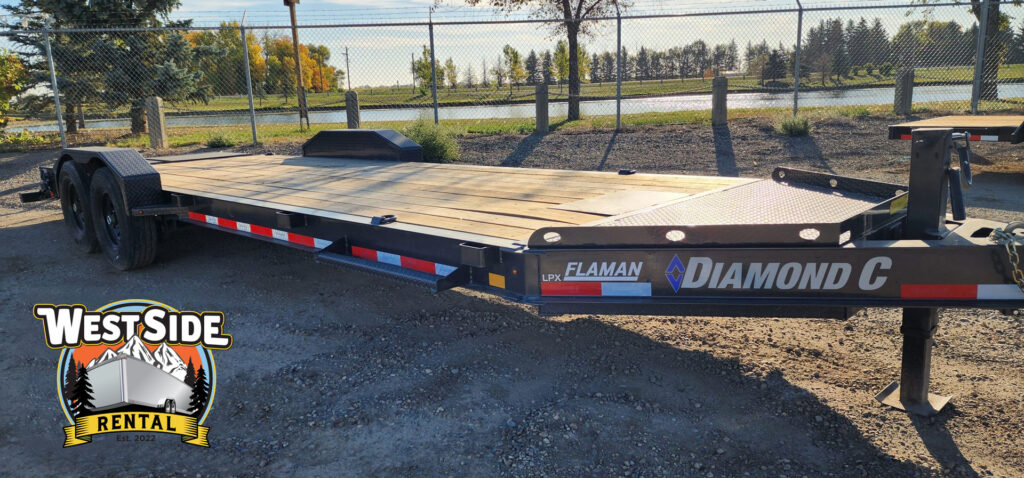 24 FT Flatdeck Tilt Equipment Car Hauler Westside Rental 3