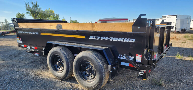 7x14 ft Dump Trailer Rental with 16K LBS