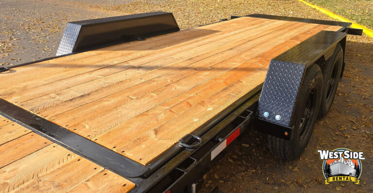 22 ft Tilt Flat Deck Trailer Rental