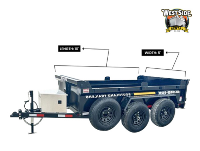5x140ft Dump Trailer Rental