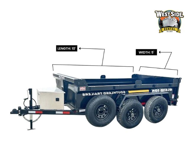 6x12 ft Dump Trailer Rental