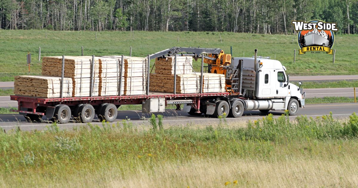 flatbed trailer