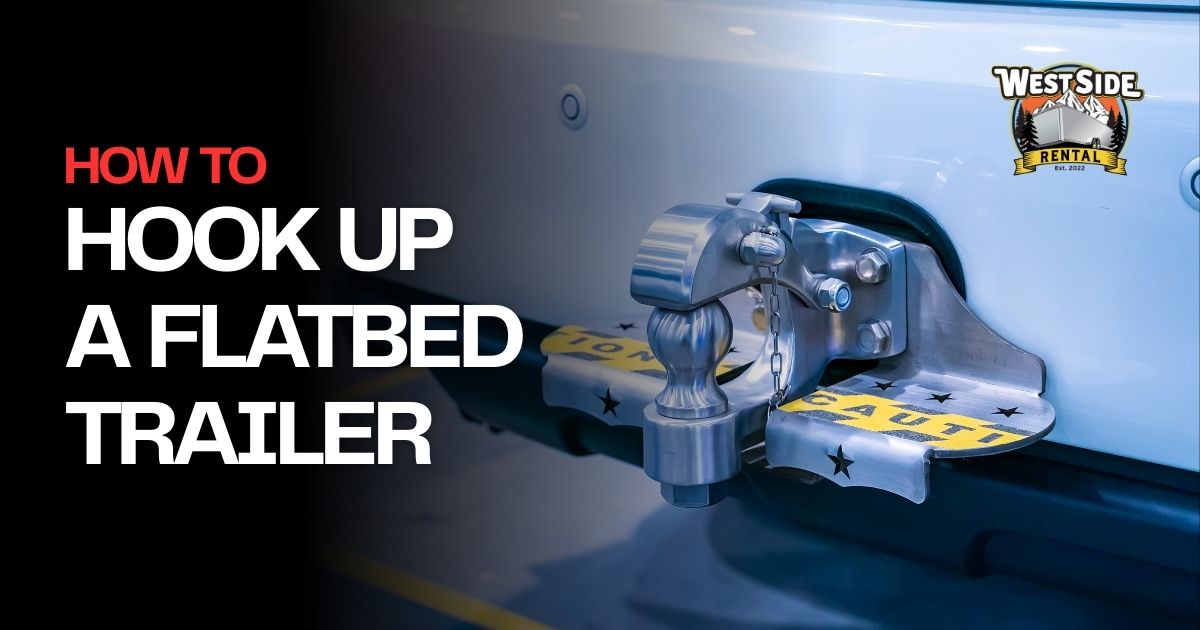 how to hook up a flatbed trailer