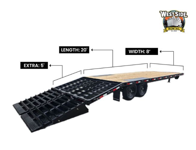 25 ft deck over flatdeck