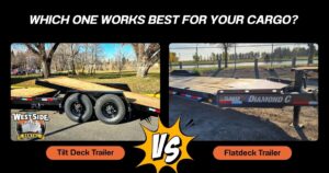 Home 38 Flatbed vs. Tilt Trailers: Which One Works Best for Your Cargo?