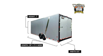 20ft enclosed trailer
