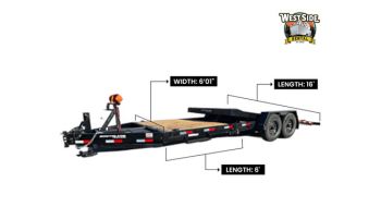 22ft tiltdeck trailer