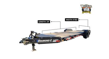 24ft flatdeck trailer