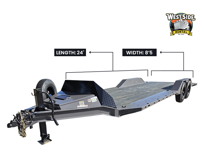 24 ft Bumper-Pull Car Hauler Trailer