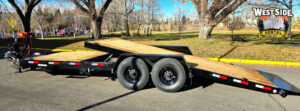 Home 56 How to Load Equipment on a Tilt Deck Trailer Safely