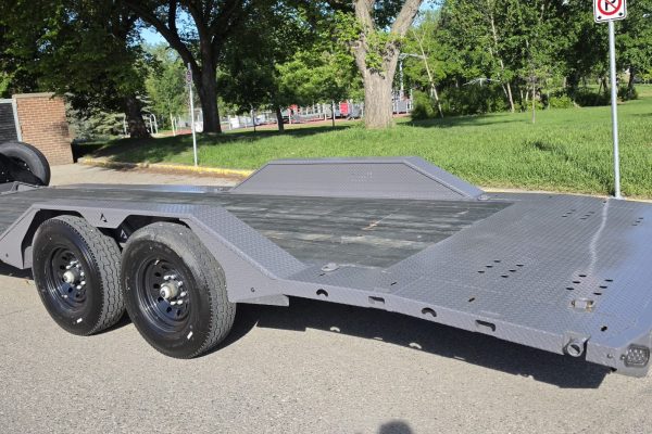 Tilt Deck Trailer 135 24 ft Bumper-Pull Car Hauler Trailer