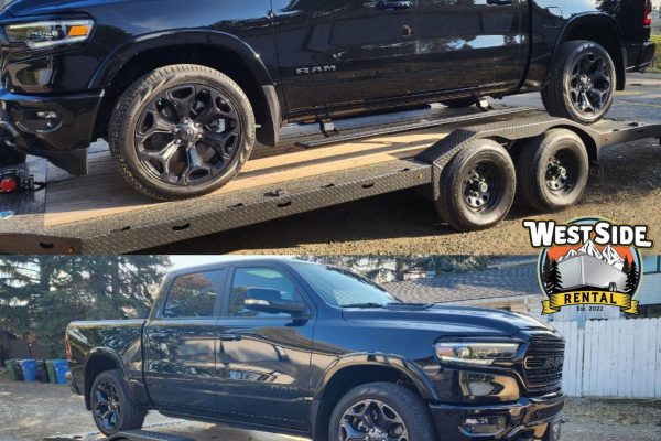 Tilt Deck Trailer 144 18 FT Flatdeck - Car Hauler - Westside Rental
