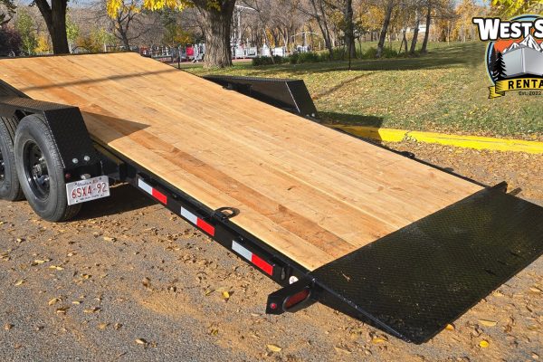 Deckover 167 22 FT Flatdeck - Tilt Equipment - Car Hauler -Westside Rental