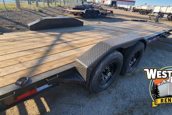 Tilt Deck Trailer 131 24 FT Flatdeck - Tilt Equipment - Car Hauler -Westside Rental