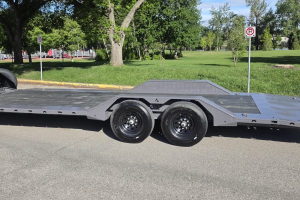 Tilt Deck Trailer 136 24 ft Bumper-Pull Car Hauler Trailer