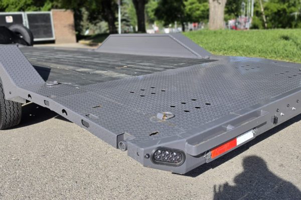 Tilt Deck Trailer 137 24 ft Bumper-Pull Car Hauler Trailer