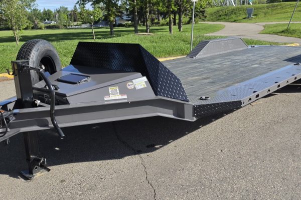 Tilt Deck Trailer 140 24 ft Bumper-Pull Car Hauler Trailer